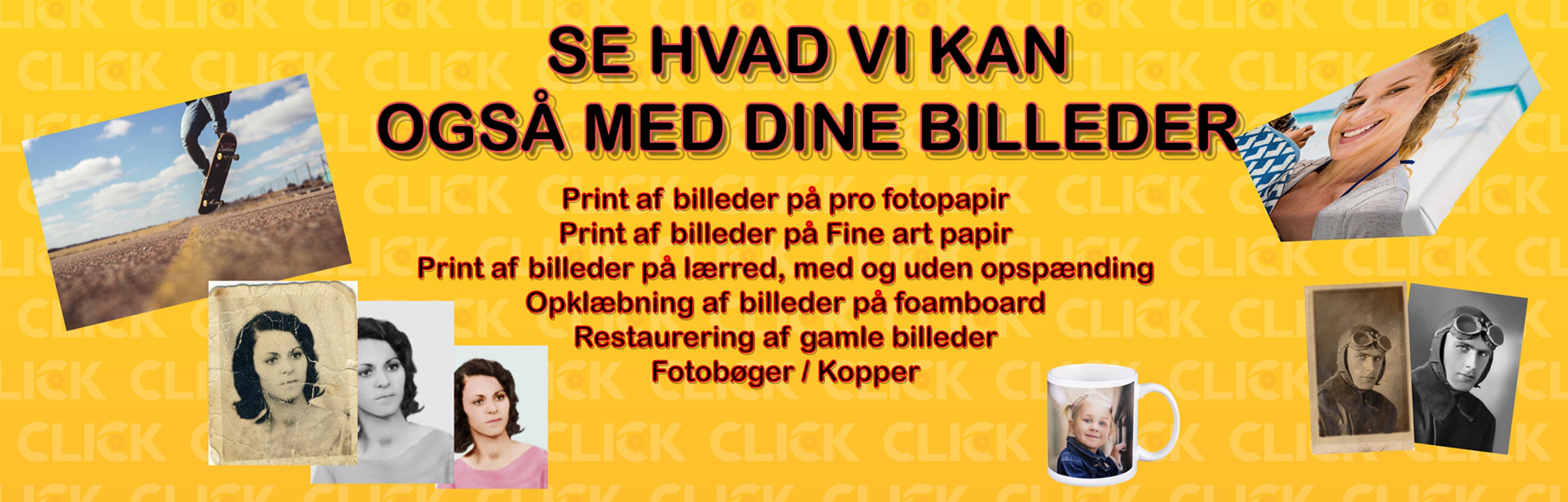 vær kreative med dine billeder